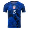 Maglia ufficiale Stati Uniti RAPINOE 15 Trasferta Mondiali 2022 per Uomo